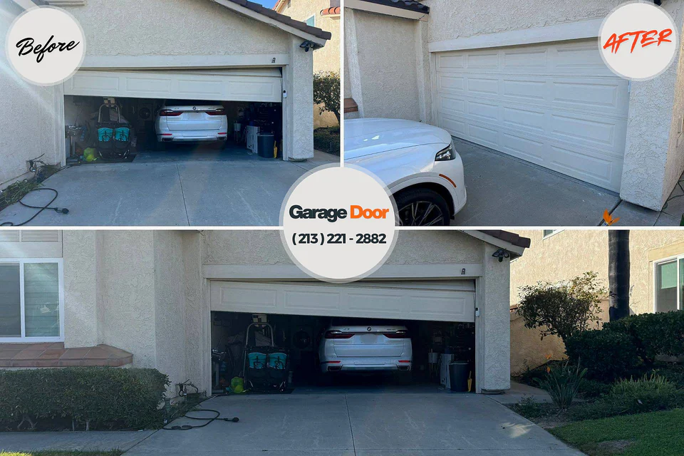 Before and after: garage door opener repair East Basin, UT